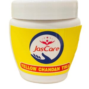 Yellow paste Chandan Tika